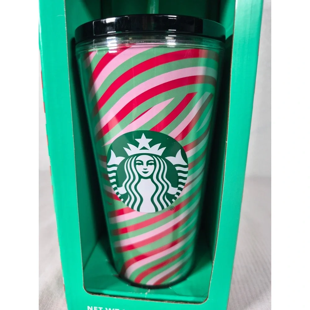 2024 Starbucks Cold Brew Gift Set 16oz Double Wall Cup w/3 Straws- No coffee pod